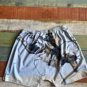 Saddle Bronc Graphic Shorts